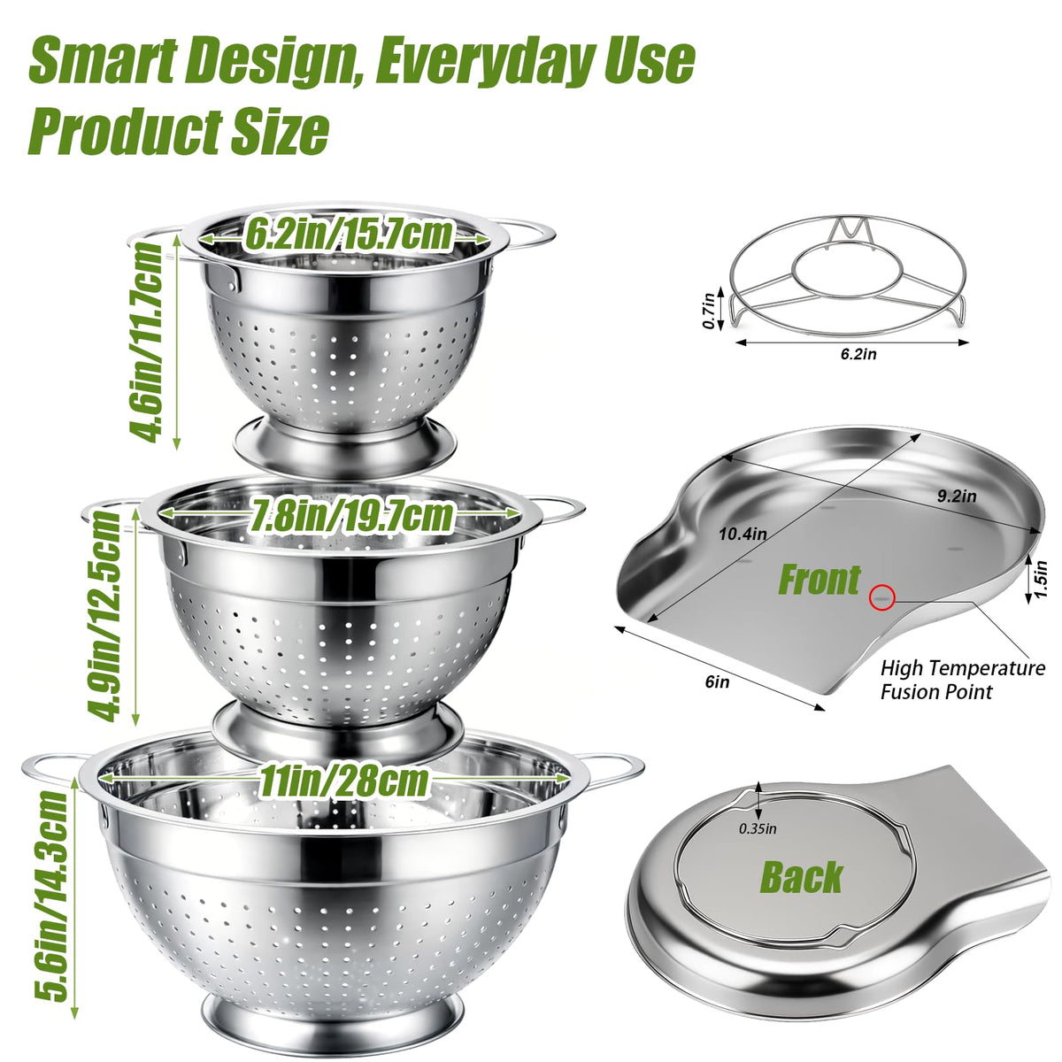 Palksky countertop draining system provides mess-free prep outside the sink