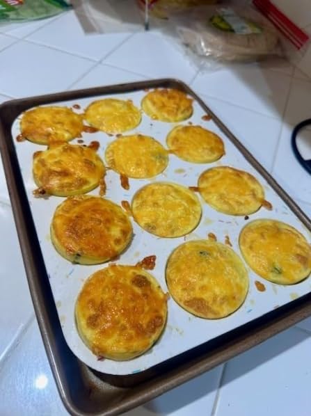 Palksky easy-release egg bite mold in flexible silicone