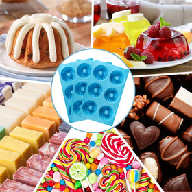 Palksky multi-use molds suitable for mousse, jelly, and chocolate desserts.