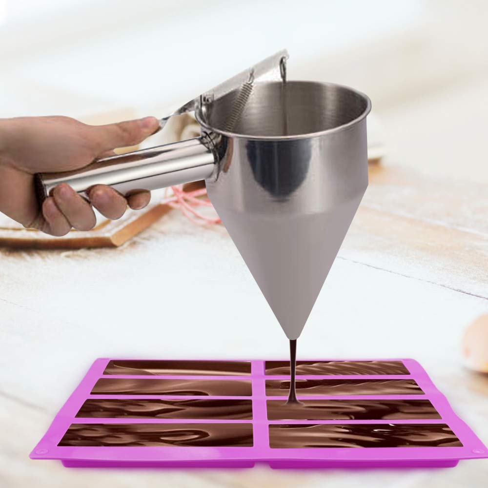 Palksky multipurpose silicone mold for chocolate brownie or cheesecake bites
