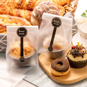 Palksky packaging bag with handcrafted stickers for labeling
