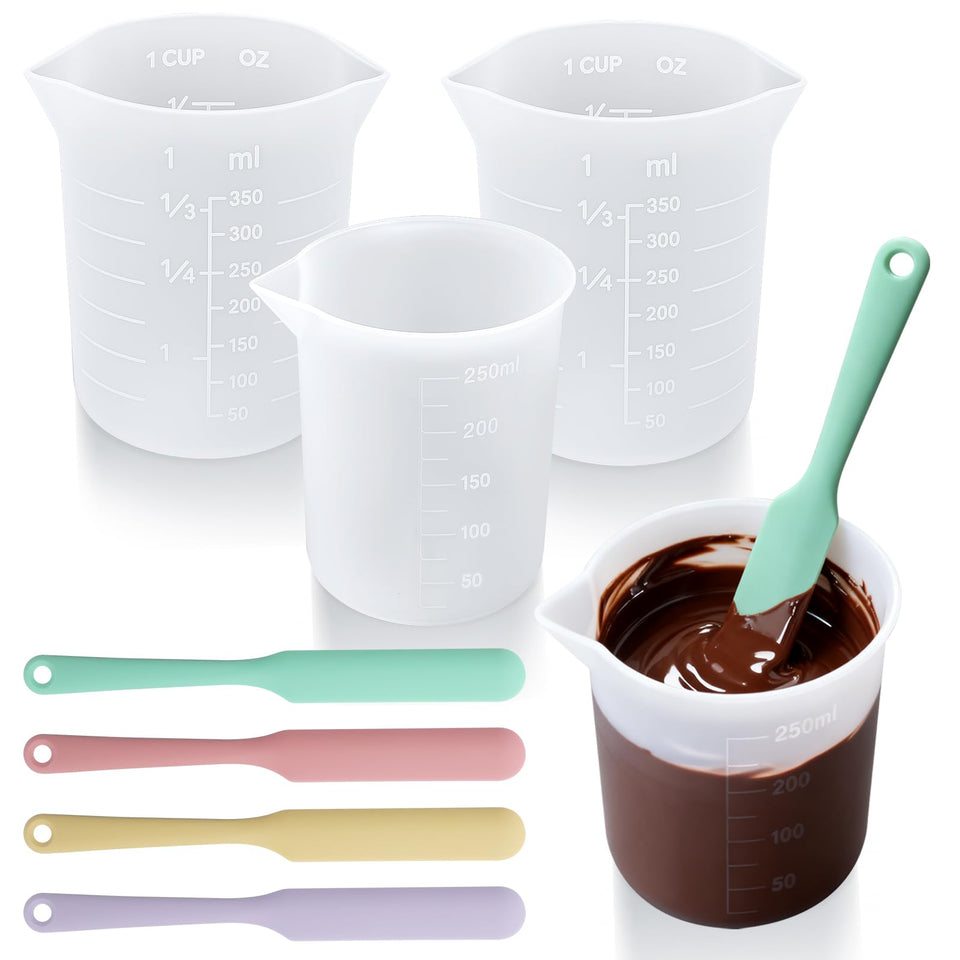 Palksky silicone chocolate melting cups for smooth melt and precise pour