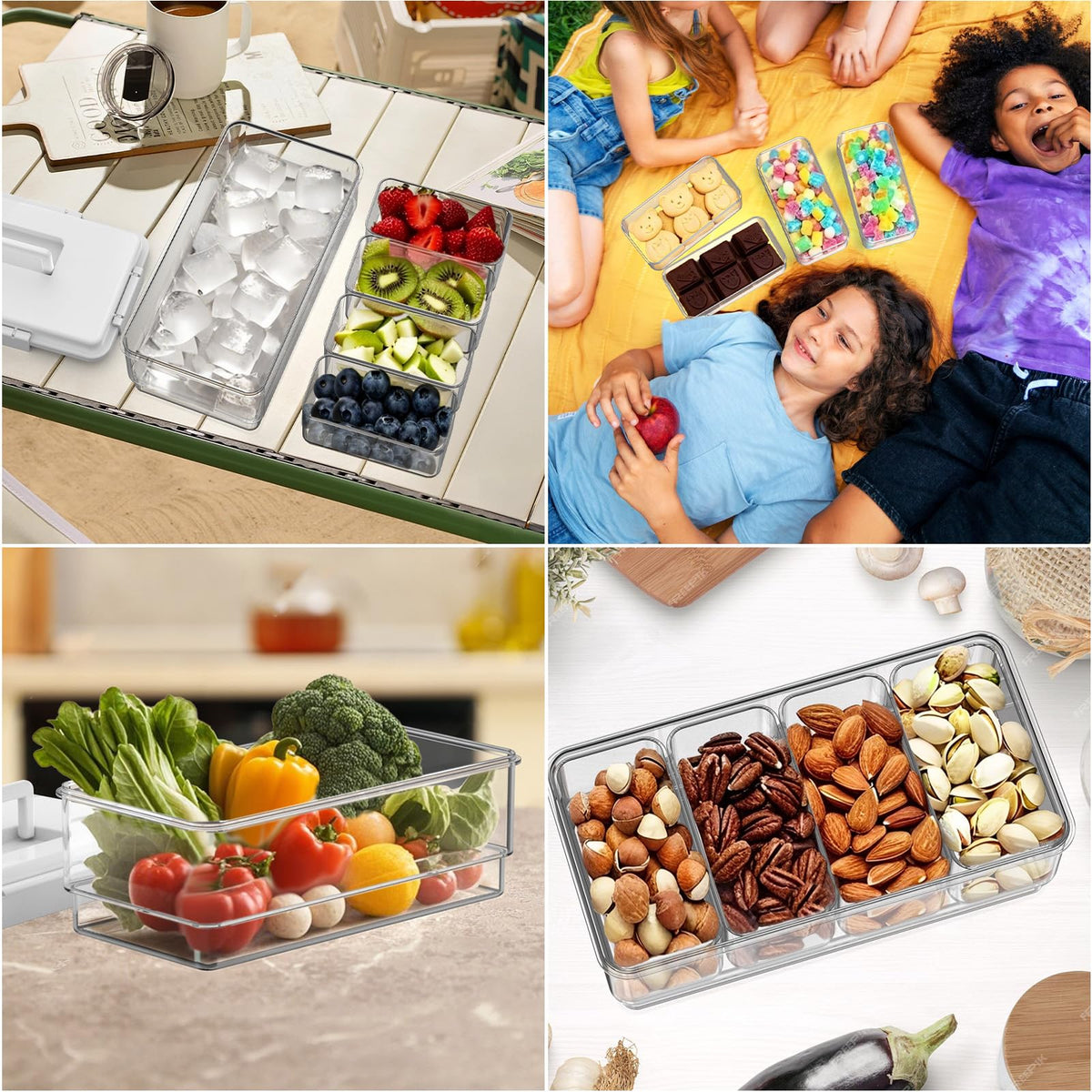Palksky Snackle Box easy cleanup with water