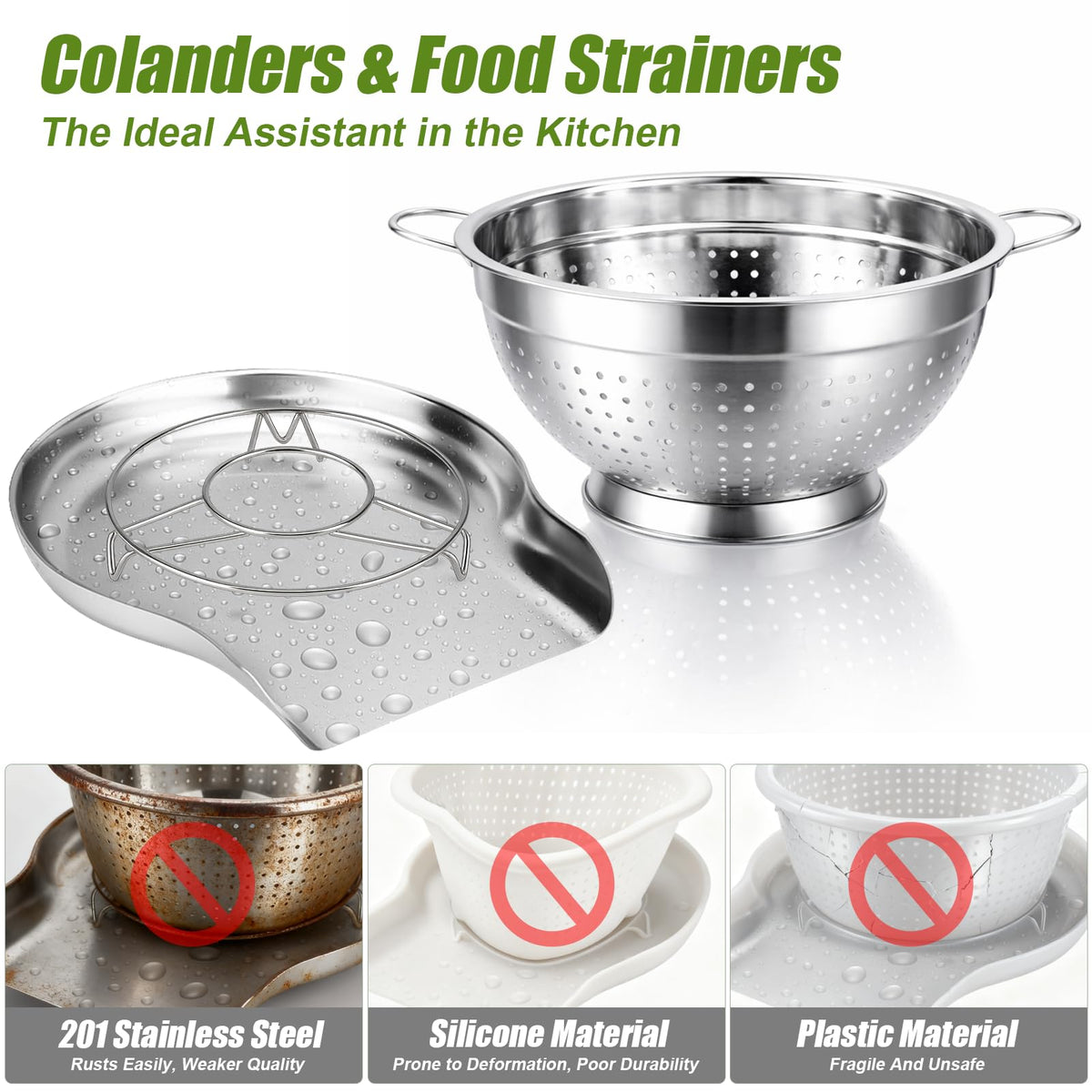Palksky stackable 3-size set saves space and fits tasks