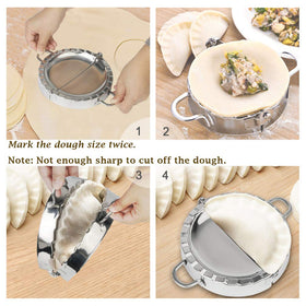 PAMISO large empanada press dishwasher-safe for quick cleanup