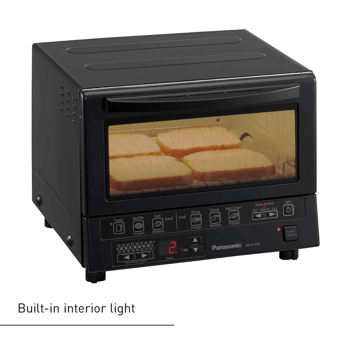 Panasonic FlashXpress infrared heaters illustrate quick heat with minimal preheat.