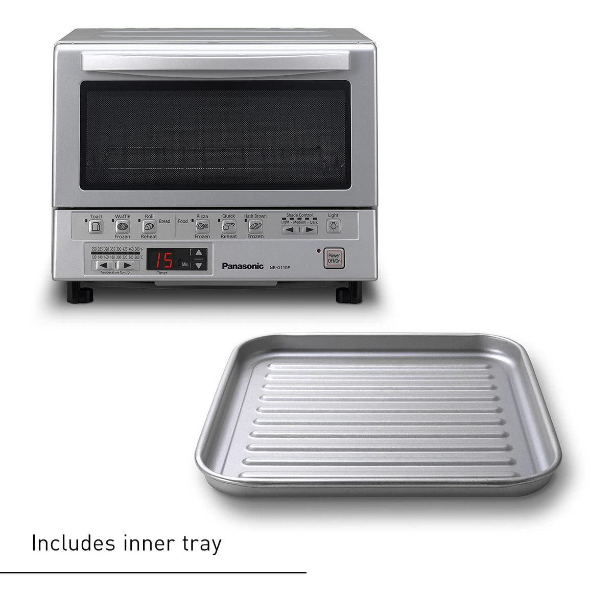 Panasonic FlashXpress compact design fits on any countertop.