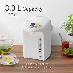 Energy-saving timer interface on the Panasonic NC-EG3000 for daily use