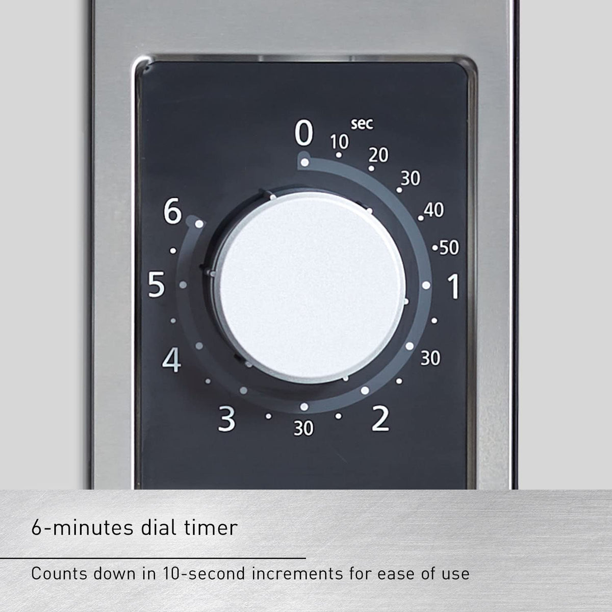Panasonic NE-1025F 6-minute timer display emphasizes simple timing for quick service.