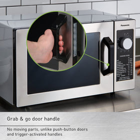 Panasonic NE-1025F bottom energy feed highlights efficient heat delivery.