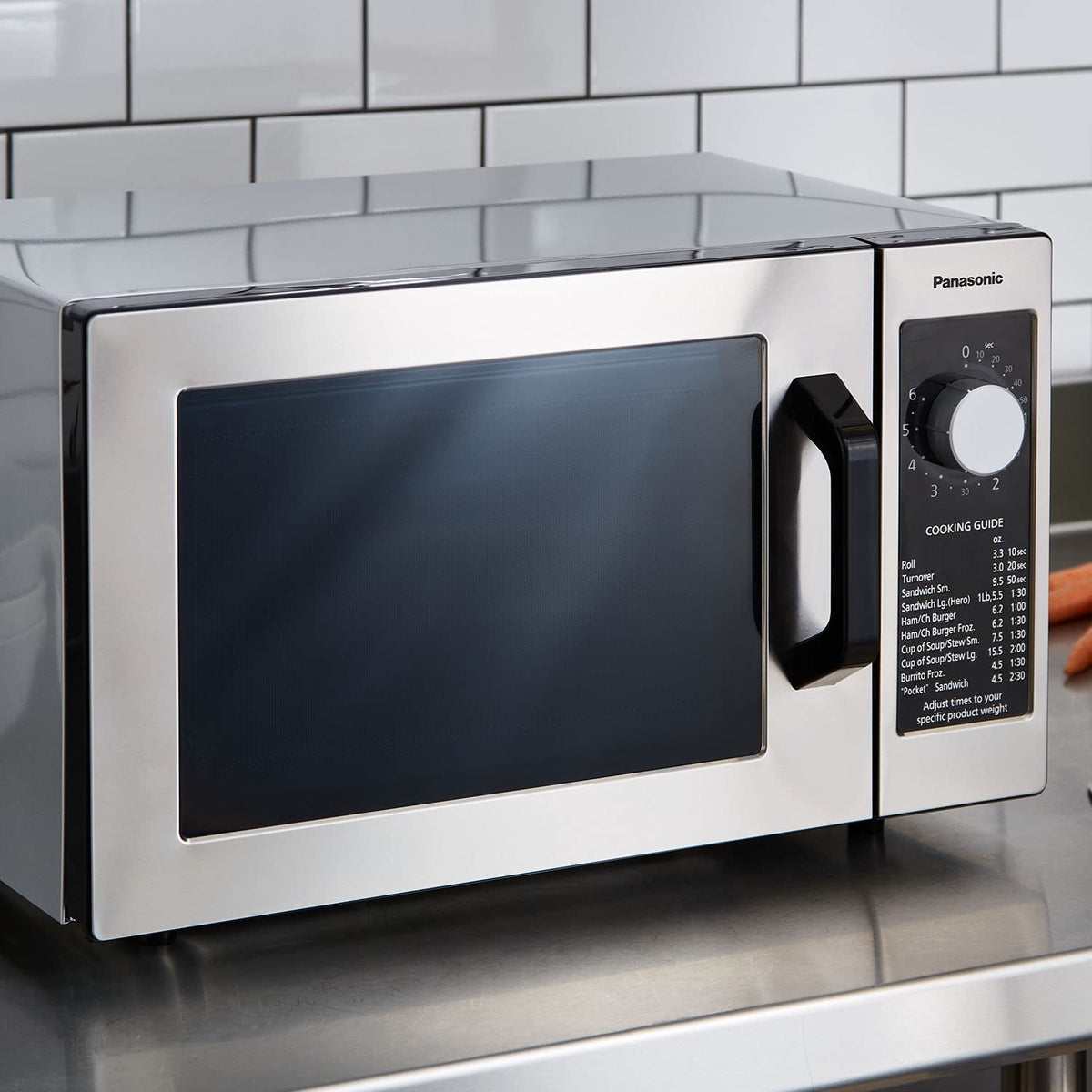 Panasonic NE-1025F NSF UL-approved label confirms commercial-grade reliability.