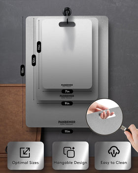 Panbemer titanium board resists warping and knife marks for long-term use