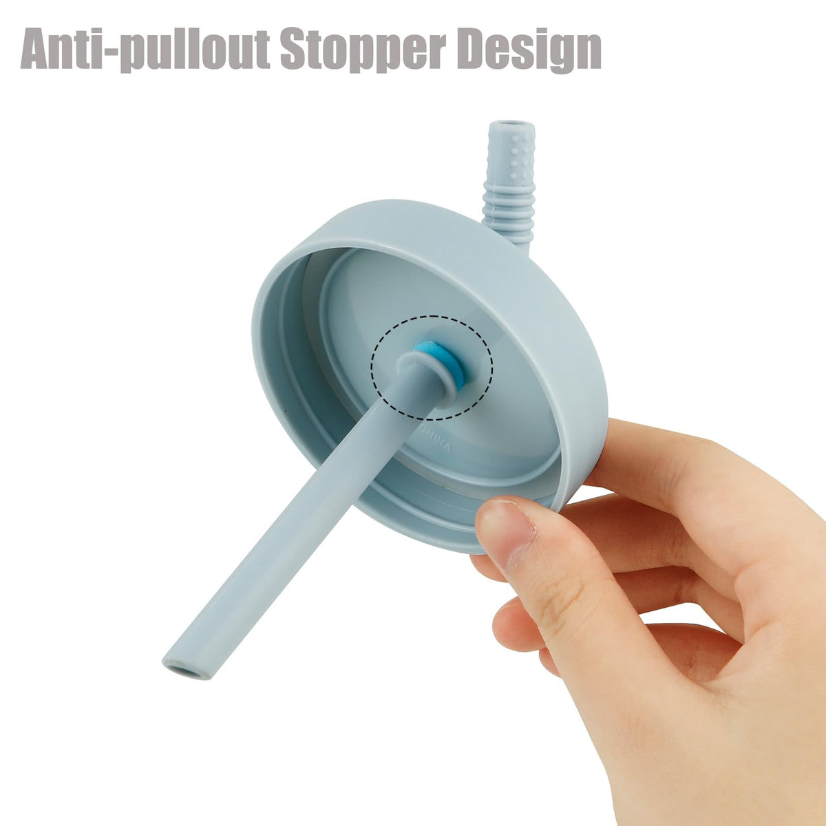 On-the-go PandaEar snack container with lid and sleeve