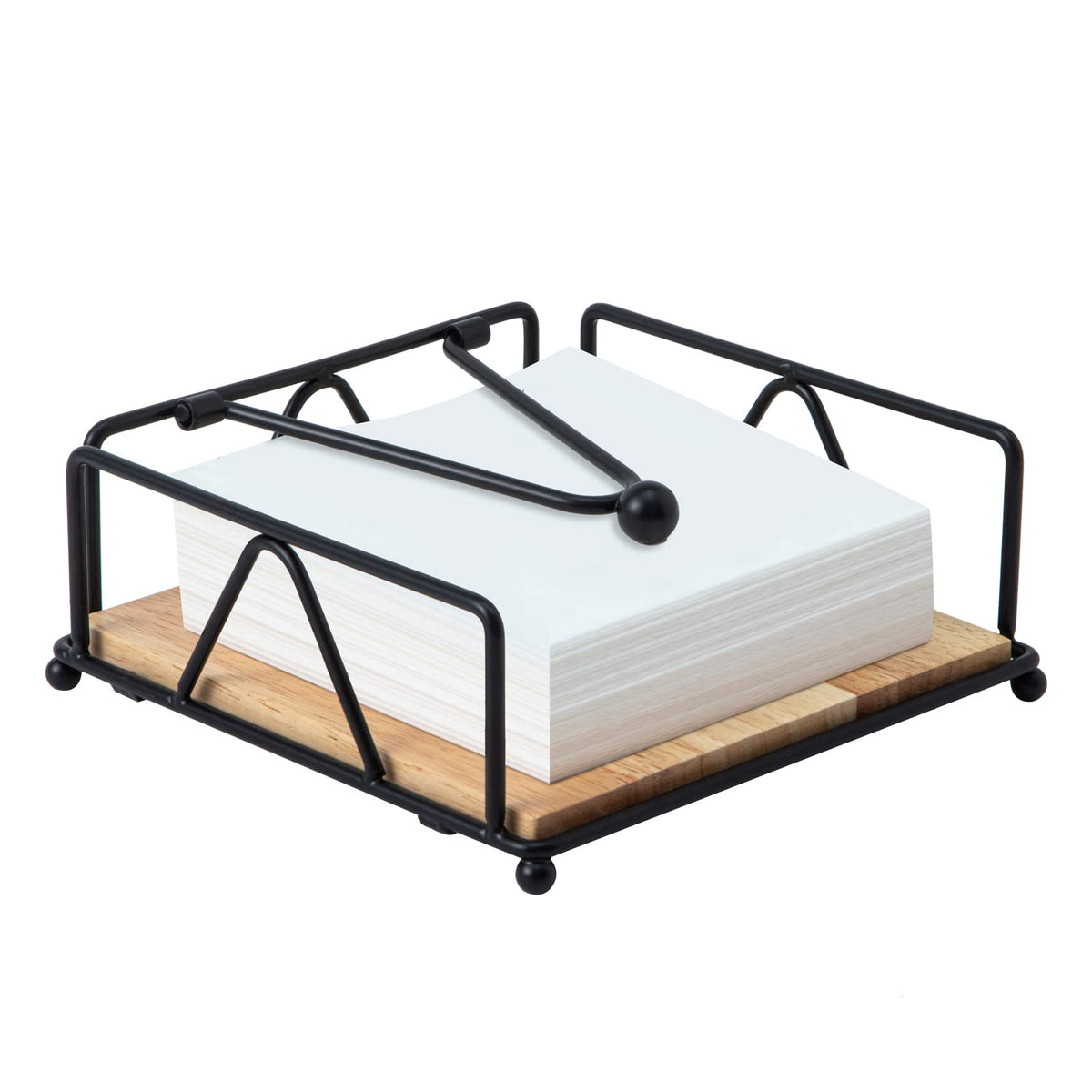 PandaRoad square napkin holder with a metal body keeps napkins tidy and accessible