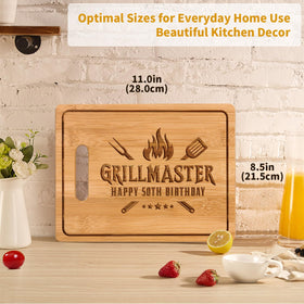 Pandasch cutting board wood grain detail emphasizes the unique one-of-a-kind look.