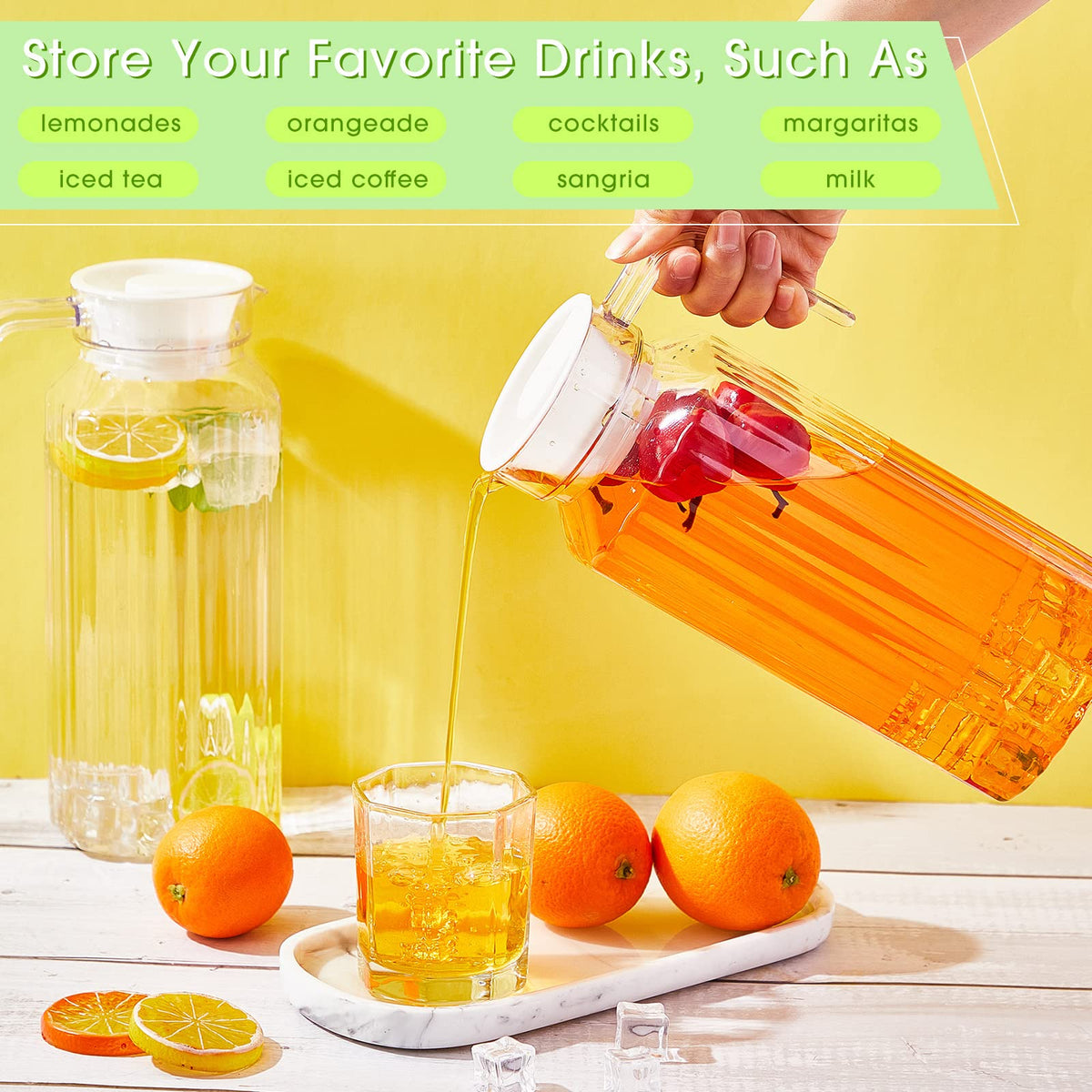Panitay easy-grip side handles and slanted spout for controlled pour.