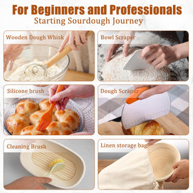 Panny bread lame with five blades for precise scoring of loaves.