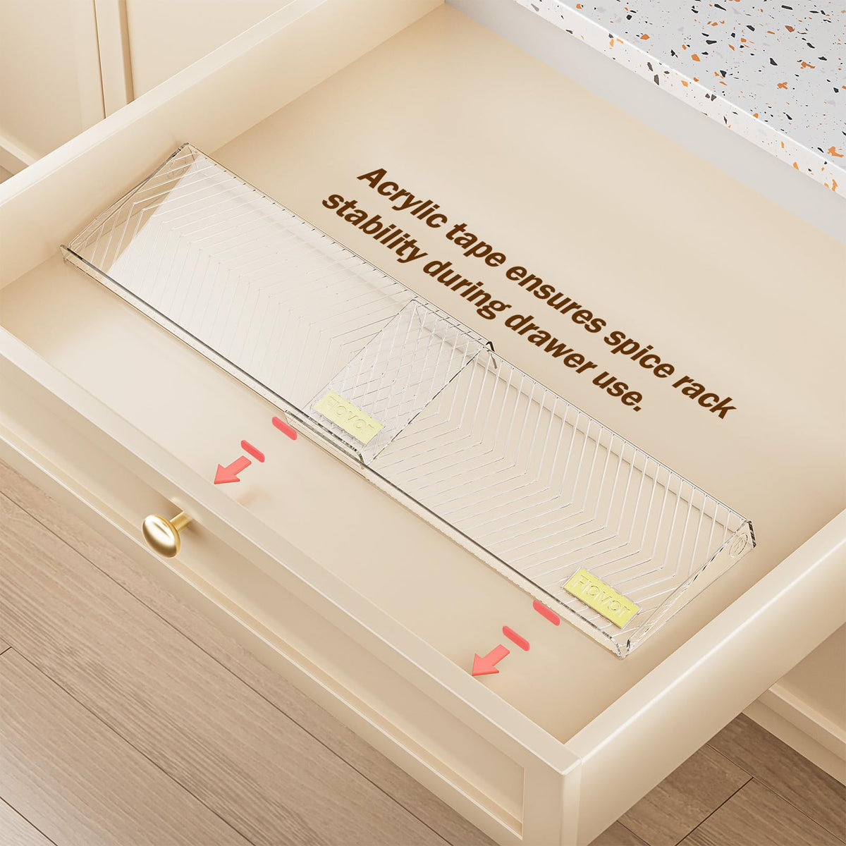 PanPanPal easy-access organizer keeps spices visible, reachable, and clutter-free.