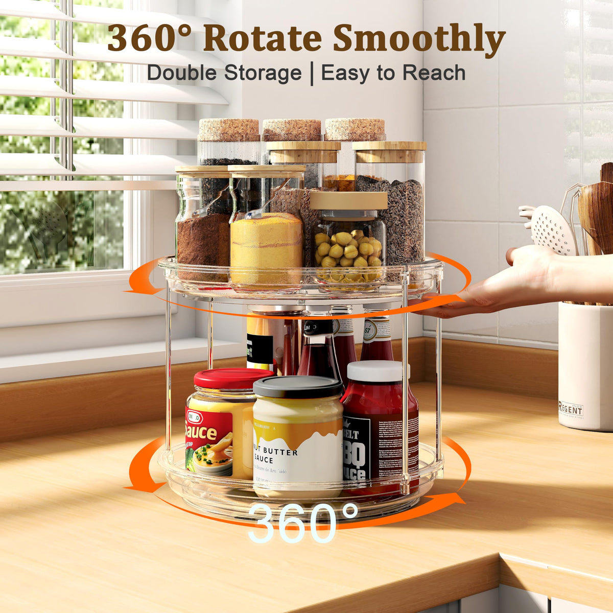 Pantasia stackable three-tier setup illustrating flexible storage configuration.