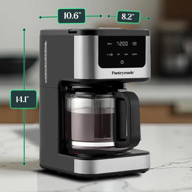 Pantrymade Deluxe brew strength control to customize flavor.