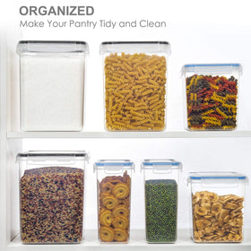 PANTRYSTAR includes 24 labels and 3 measuring cups for easy prep