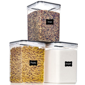 PANTRYSTAR 5.2L airtight-lid pantry container keeps flour fresh and accessible