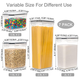 PANTRYSTAR medium airtight container shows contents at a glance for efficiency
