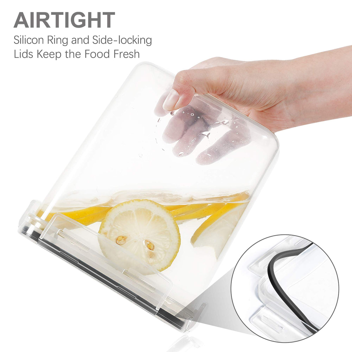 PANTRYSTAR second medium airtight container clearly displaying dry staples