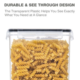 PANTRYSTAR stackable design saves shelf space in any pantry.