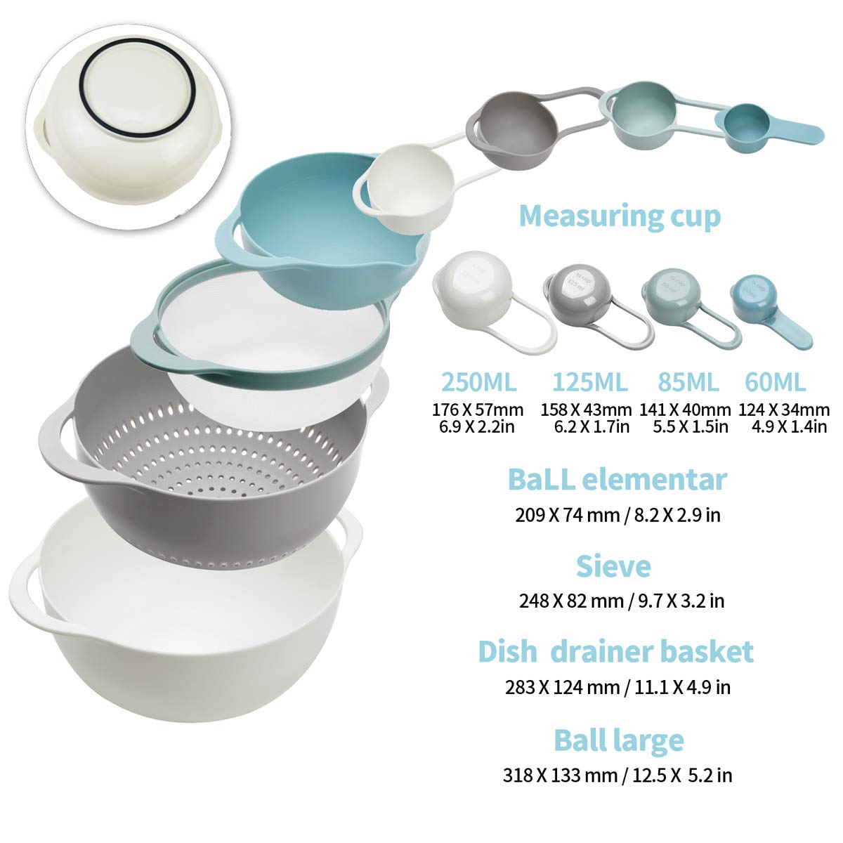 Pantula sifter helps evenly sift flour and dry ingredients.