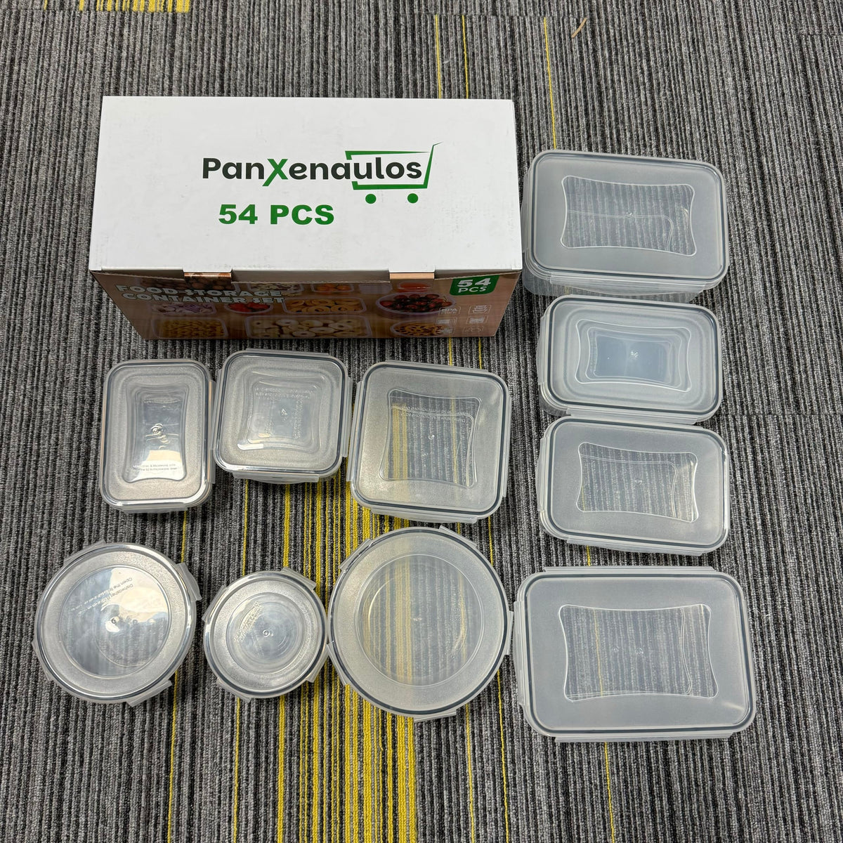 Panxenaulos 54-piece round sauce cups 1oz for dips and condiments