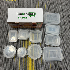 Panxenaulos 54-piece round sauce cups 1oz for dips and condiments