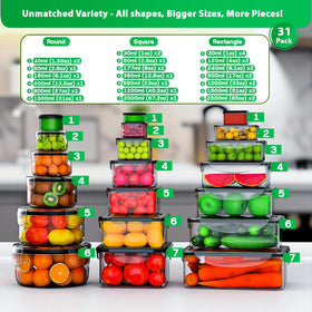 Panxenaulos airtight-lids close-up showing leak-proof seal for fresh storage.