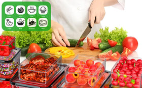 Panxenaulos easy-clean dishwasher-safe containers for quick cleanup.