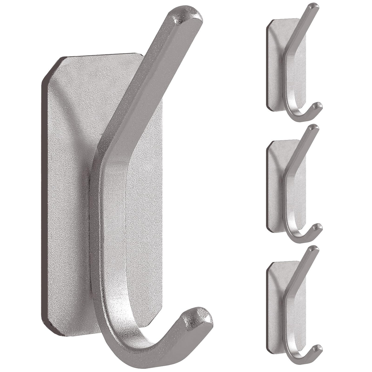 Paoli heavy-duty adhesive hooks on wall holding coats securely