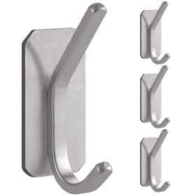 Paoli heavy-duty adhesive hooks on wall holding coats securely