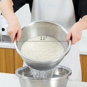Paoli two-piece kitchen set eases rinsing and mixing in a busy kitchen.