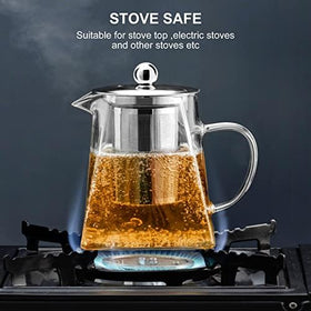 Paracity 18.6 oz teapot ideal for camping and travel brewing.