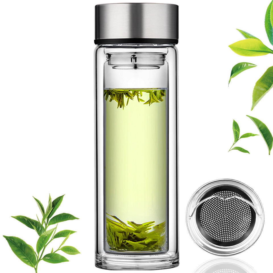 PARACITY cap-close tea bottle emphasizes leak-proof travel readiness
