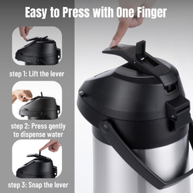 PARACITY Dual pumps deliver quick 300ml pours for busy gatherings.