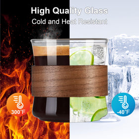 PARACITY espresso cups with 5oz capacity perfect for multiple shots