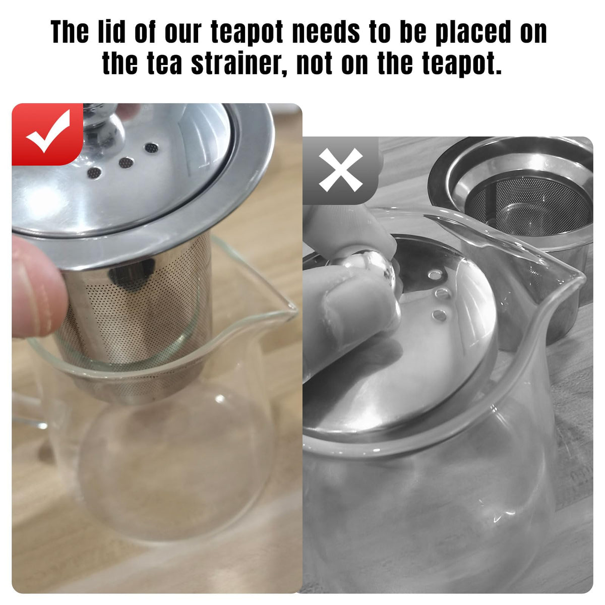 PARACITY glass teapot dishwasher safe for easy cleaning after use.