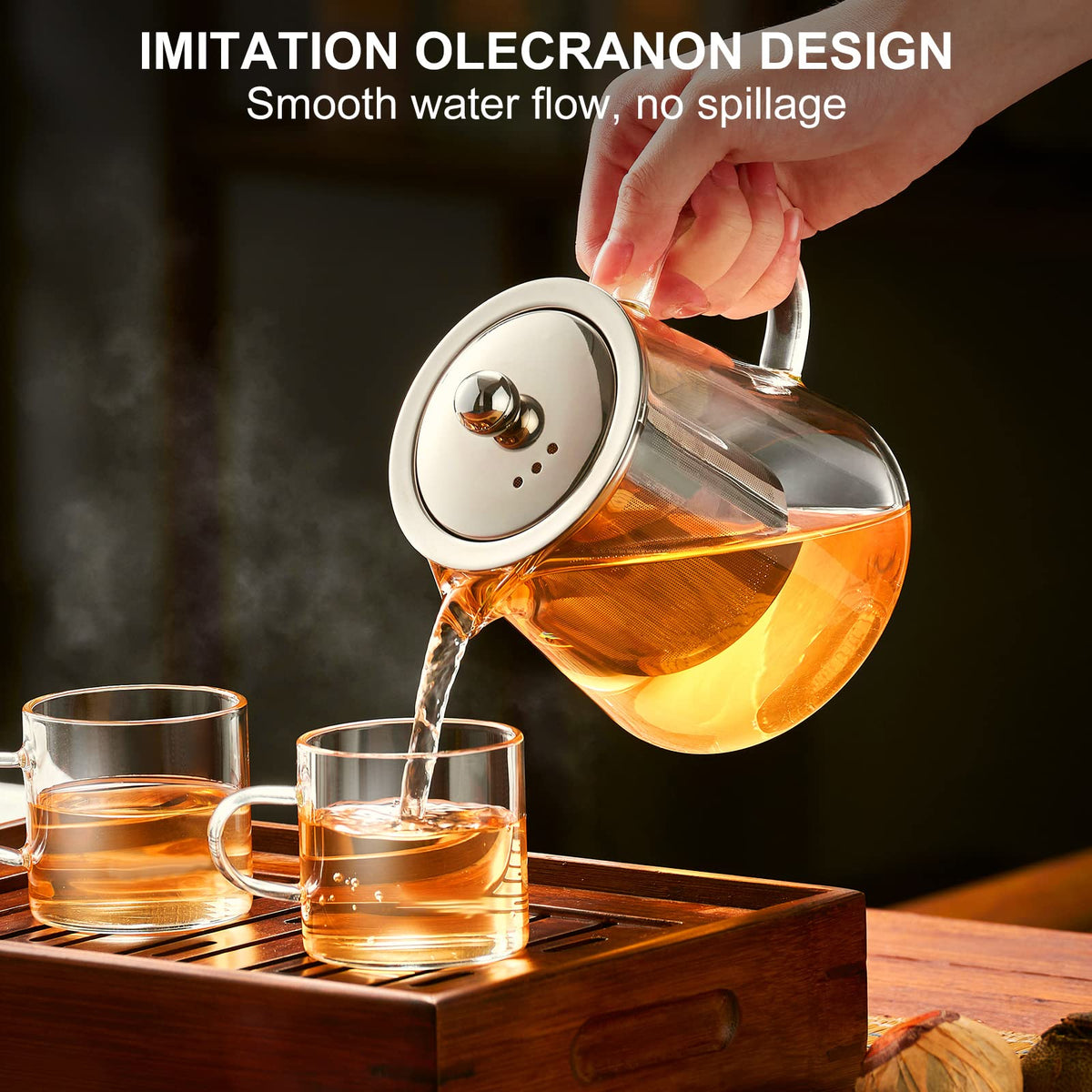 PARACITY glass teapot gift packaging makes a thoughtful tea gift.