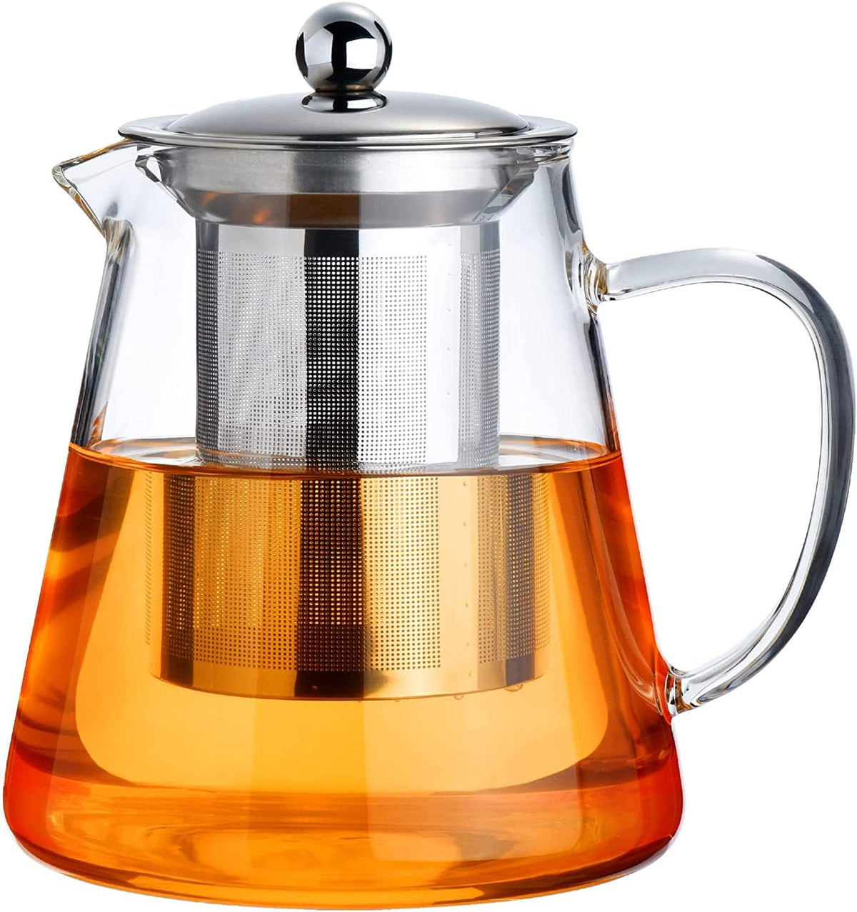 PARACITY glass teapot stovetop-950ml for convenient on-stove tea brewing.