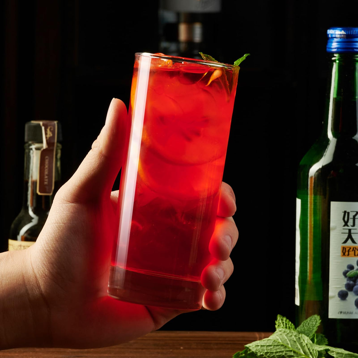 PARACITY 10 oz glass for cocktails and iced coffee