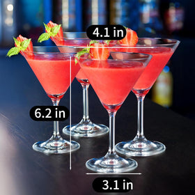 PARACITY weighted-base coupe design providing stability for home bars