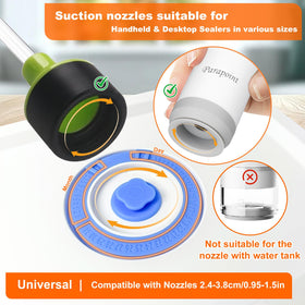 PARAPOINT vacuum-seal extra-large borosilicate container stores bulk ingredients neatly