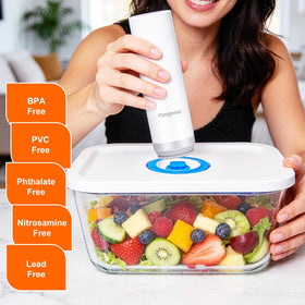 PARAPOINT lid closeup shows airtight seal for leak-proof storage