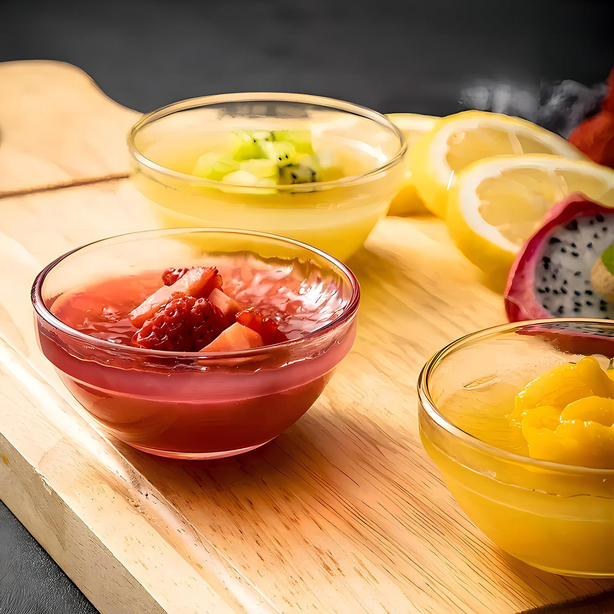 PARBEE 2.5oz dipping bowls help portion sauces neatly for dipping.