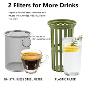 PARBEE leakproof spigot ensures steady pours without lifting heavy jugs.